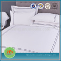 Embroidered Percale Bleach White Hotel Duvet Cover